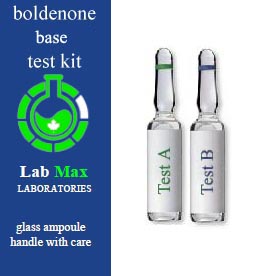 Testosterone base presence test